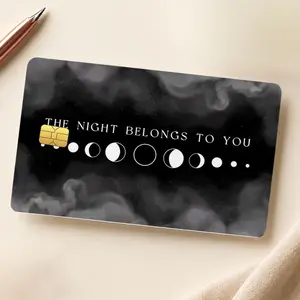 Sleep Tokend  Bank Card Sticker, Vessel Graphic Inspired Card Cover