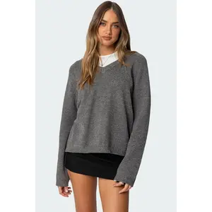 Martha Oversized V Neck Sweater