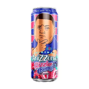 AriZona Big Can Rizzler Berry Sparkling Juice Cocktail - Original Flavor with Real Juice - Lightly Carbonated 22 FL. OZ.