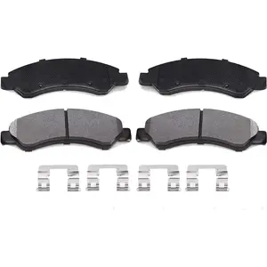 Garvee rear Brake Pads with Hardware, 4 PCS Ceremic Brake Pads Set fit for CHRYSLER TOWN & COUNTRY 2008 - 2011 All Models, DODGE GRAND CARAVAN 2008 - 2011 All Models