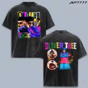 Oliv Tree Retro Vintage ed T-Shirt Oliv Tree Retro 90s Shirt Fan Shirt Graphic Unisex Y2k Clothing All-Purpose Cotton T-Shirt