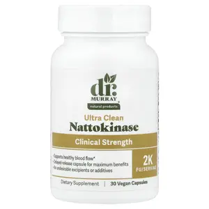 Dr. Murray's Nattokinase, 2,000 FU, 30 Vegan Capsules