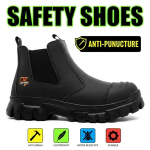 Work Shoes Lightweight Steel Toe Puncture-proof Smash-proof Splash-proof Slip-resistant Breathable - SpringStatements Multiple Colors Available