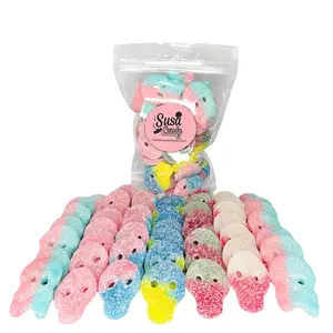 Susa Swedish Candy 1/2 lb Skulls Mix With Bubs Vegan Gummies Sour Bonbon Mix