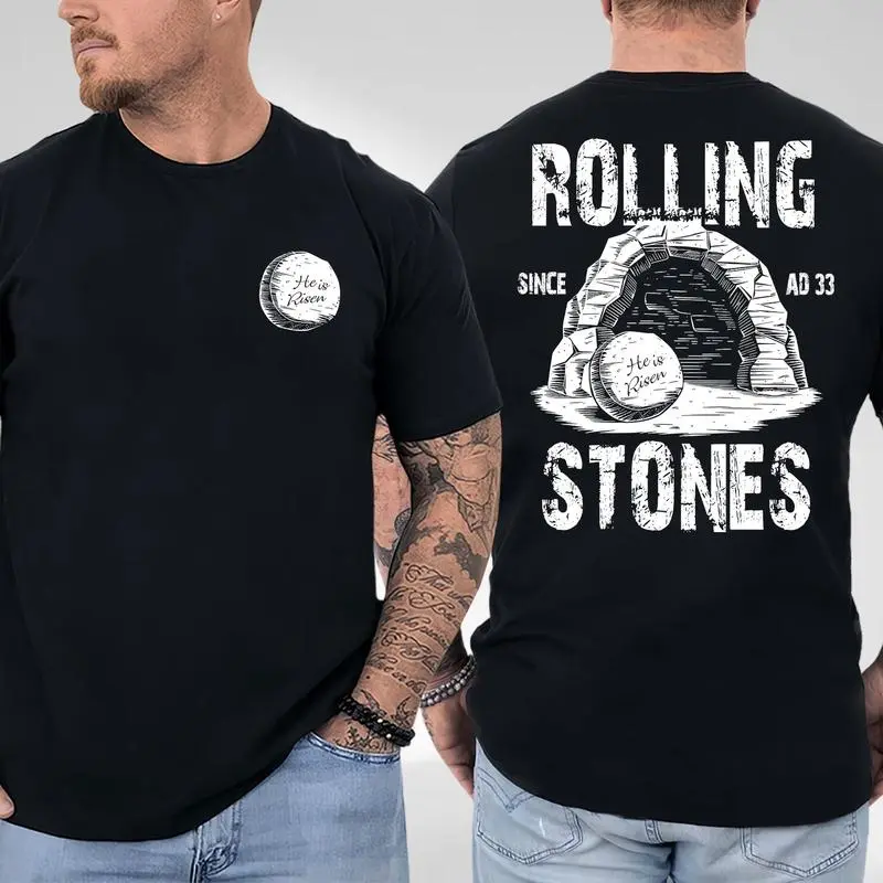 Rolling stones 2 sided shirt, shirt Full Color Full Size for man and women
