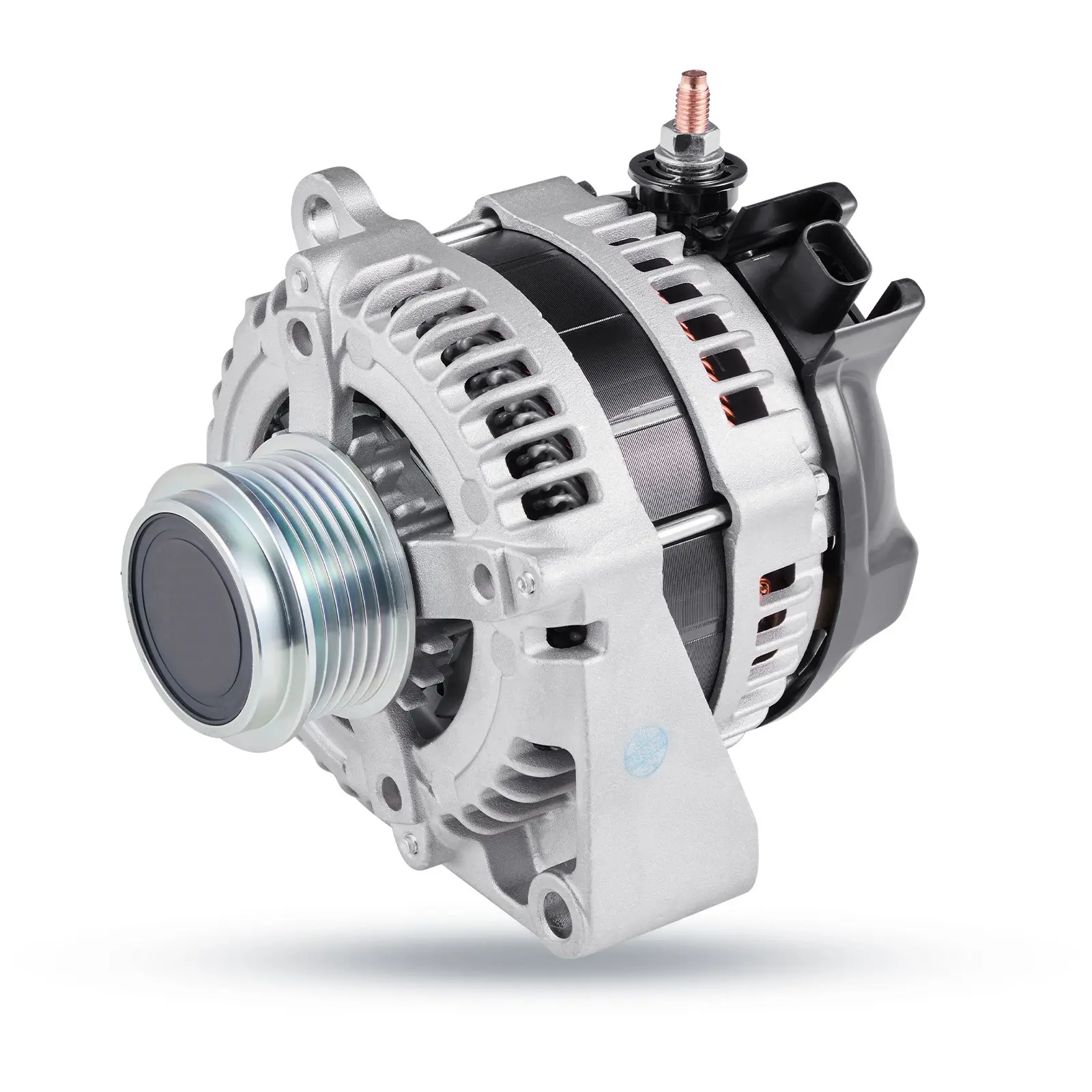 【Summerfinds】VEVOR Car Alternator 84143543, Fit for Chevy Express 2500 V6 4.3L, V8 6.0L 2018-2019, GMC Sierra 1500 2014-2016, Yukon 2015-2019, Automotive Replacement Alternator 104211-8340, 22747894, TN1042119110, Aluminum, 12V Output