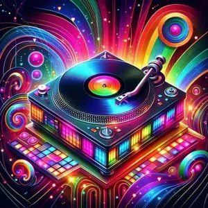 1pcs 5D DIY diamond painting set, 5D diamond art set, DIY decoration, colorful singing machine diamond painting set full round drill DIY, mosaic, diamond art, DIY art home decoration, suitable for Halloween and Christmas