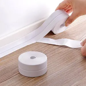 Bathroom Caulking Tape, 1 Roll Sealant Anti-mildew CoolingTape for Summer, Shower Tile Sealant, BathroomAccessories, Fall Decor