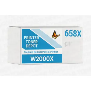 Compatible HP 658X Black Toner Cartridge W2000X