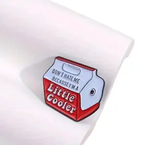 Don't Hate me Because I'm a Little Cooler Pin - Playful Humorous Brooch for Personality and Sense of Humor - Durable Lightweight Accessory for Any Outfit