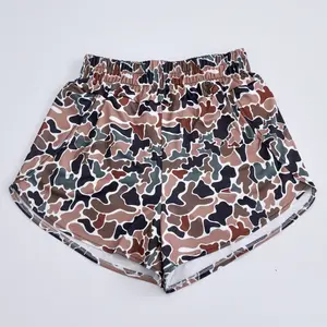 New ladies camouflage comfortable casual sports fashion high-waisted shorts