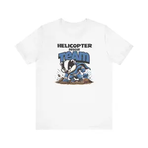 Helicopter tshirt Helicopter Rescue Team T-Shirt Aviation Fans tee Airborne Shirt Honey Badger Tshirt Helicopter Crew Gift Funny Helicopter