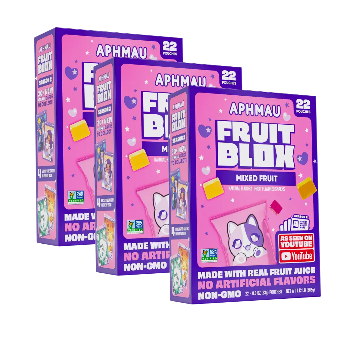 FruitBlox Aphmau Mixed Fruit Snacks, 66 Count