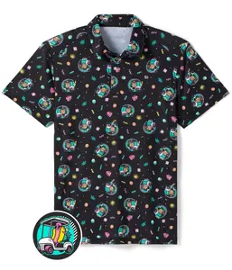 Men's Cart Dog Golf Polo