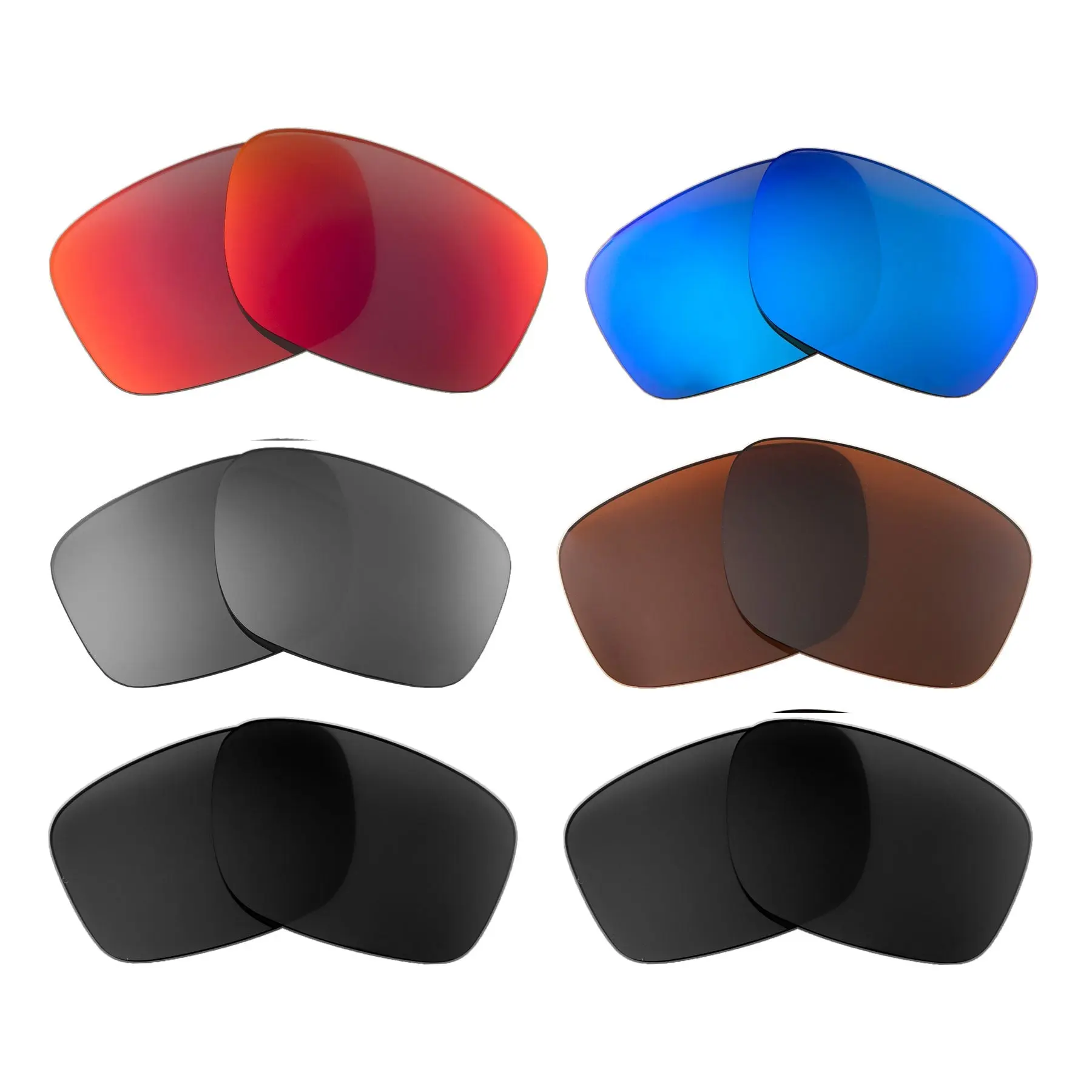 Walleva Replacement Lenses for Oakley Mainlink XL (OO9264 Series)