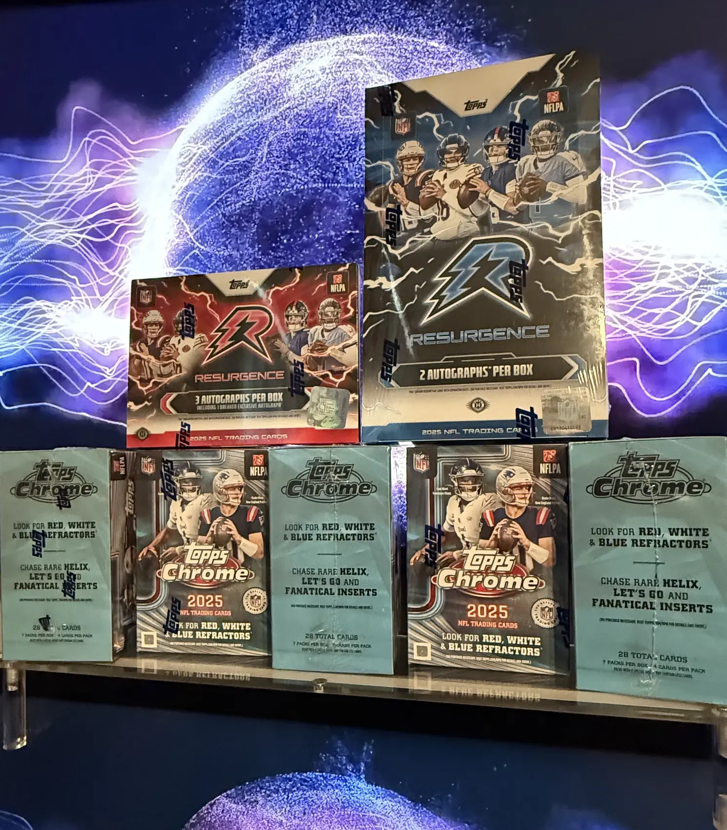 2025 Topps Resurgence Football Hobby Box & Breakers Delight Hobby Box Pick Your Team Break
