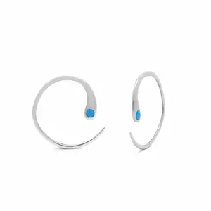 Clare Pull Through Hoops with Stone