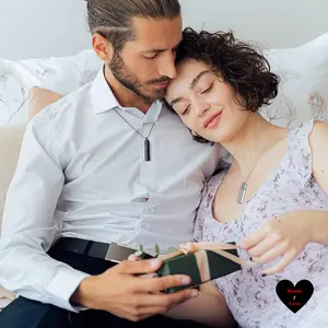 scent of love scented couples necklace Female Male Anniversary Engagement Auspicious