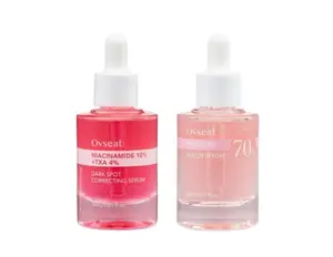 【Ovseat】Set of 2 Essence Ampments 10% nicotinamide 4% Transimic acid + Peach 70% nicotinamide essence