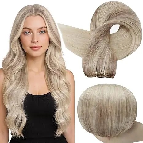 S-#T18/22/60 Cool Ash Blonde Mixed With Platinum B