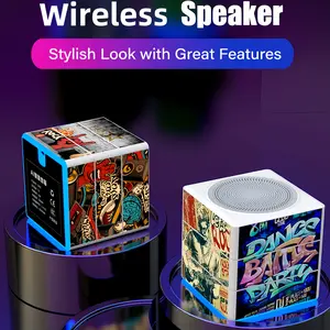 DK02 Wireless Portable Speaker Bluetooth 16 Hours Play Loud Stereo Sound TWS Mini Outdoor Audio Waterproof 600mAh Battery for Smartphones