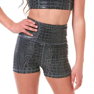 Vitality Compression Shorts - Black Crocodile