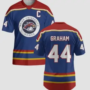 Briar University Hawks Jersey, Garrett Graham 44 Off Campus Inspired Varsity Fan Shirt