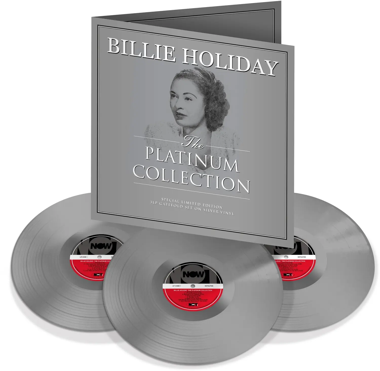 Billie Holiday - Platinum Collection - Silver Vinyl  [VINYL RECORD - LP] Colored Vinyl, Silver, UK - Import