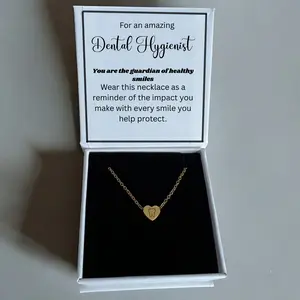 Dainty Heart Tooth Necklace Pendant