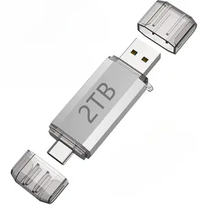 2TB USB Flash Drive Photostick High Speed Stick External Storage Pen Drive For Phone iPhone Android PC Copy Photo Videos Files