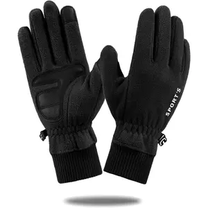 Winter Gloves Women Men - Winter Gloves for Women Cold Weather, Large Touch Screen Solid Lightweight