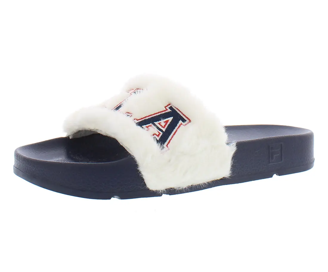 Fila Drifter Furry Collegiate Slide Womens Shoes