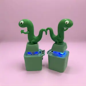 Internet Celebrity Toy Duck Voice Button Frog Glowing Electronic Pendant Keychain Keyboard Stress Relief Sound Keyring Accessory