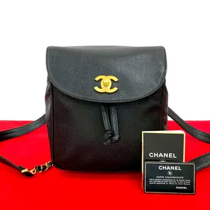 Pre-owned CHANEL Calfskin Tote Bags Caviar Mini Backpack