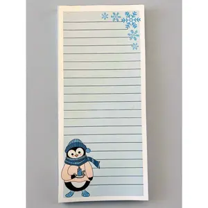 Cozy Penguins Magnetic Notepad