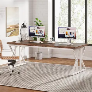 Tribesigns 78.7-Inch Executive Desk, Large Computer Office Desk Workstation for Home Office