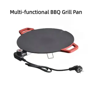 Portable Smokeless Electric Multi-functional Pan - Party Companion & Essential for ing BBQ Grill