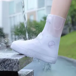 Waterproof Rain Shoe Cover, 1 Count Silicone Shoe Protector, Non-slip Foldable Reusable Rainproof Shoe Cover for Men & Women Outdoor Cycling Fishing Camping