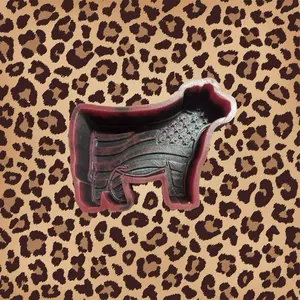 Flag Cow Freshie Mold