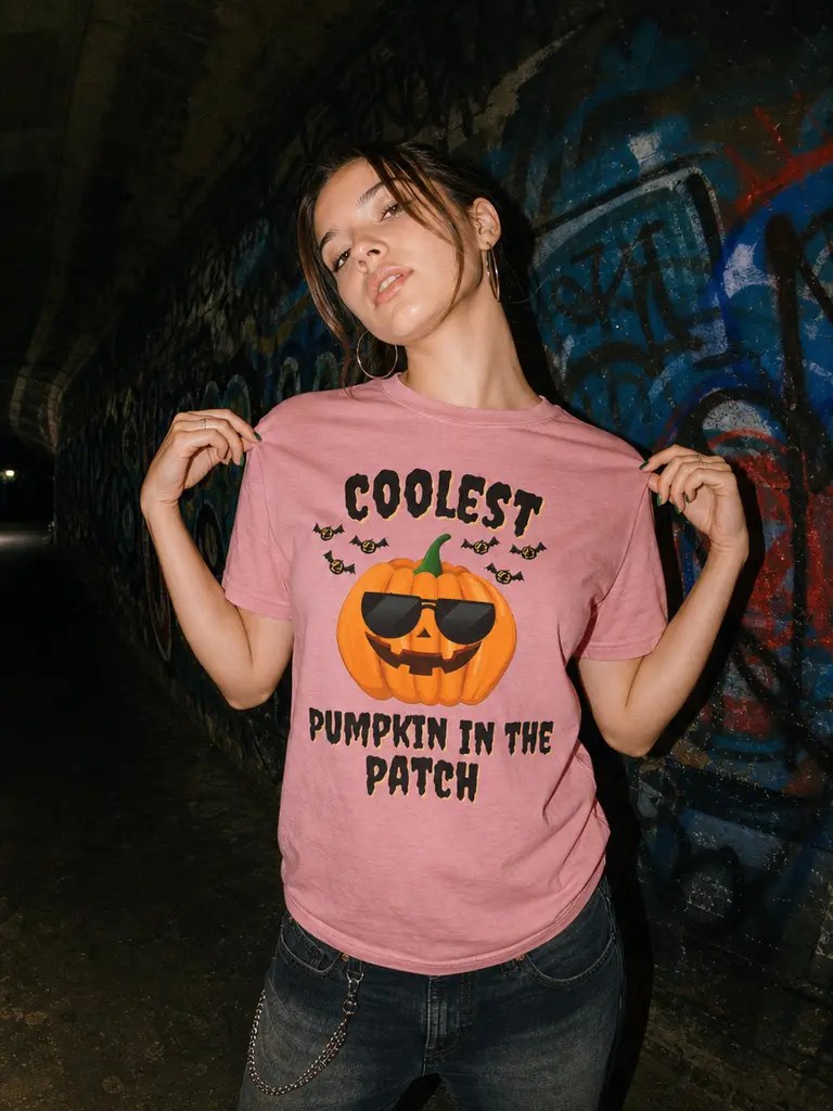 Coolest Pumpkin in the Patch T-shirt | Halloween Pumpkin Tee