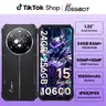 FOSSIBOT F109S Unlocked Rugged Shockproof Cellphone (2026), 24GB+256GB/2TB Android 15 Android Smartphone, 6.75'' FHD+1.32'' Dual Screen, 10600mAh Battery, 50MP+16MP+5MP Camera, 18W Charge, Dual SIM 4G T-Mobile, IP68/IP69K, NFC, Back to School