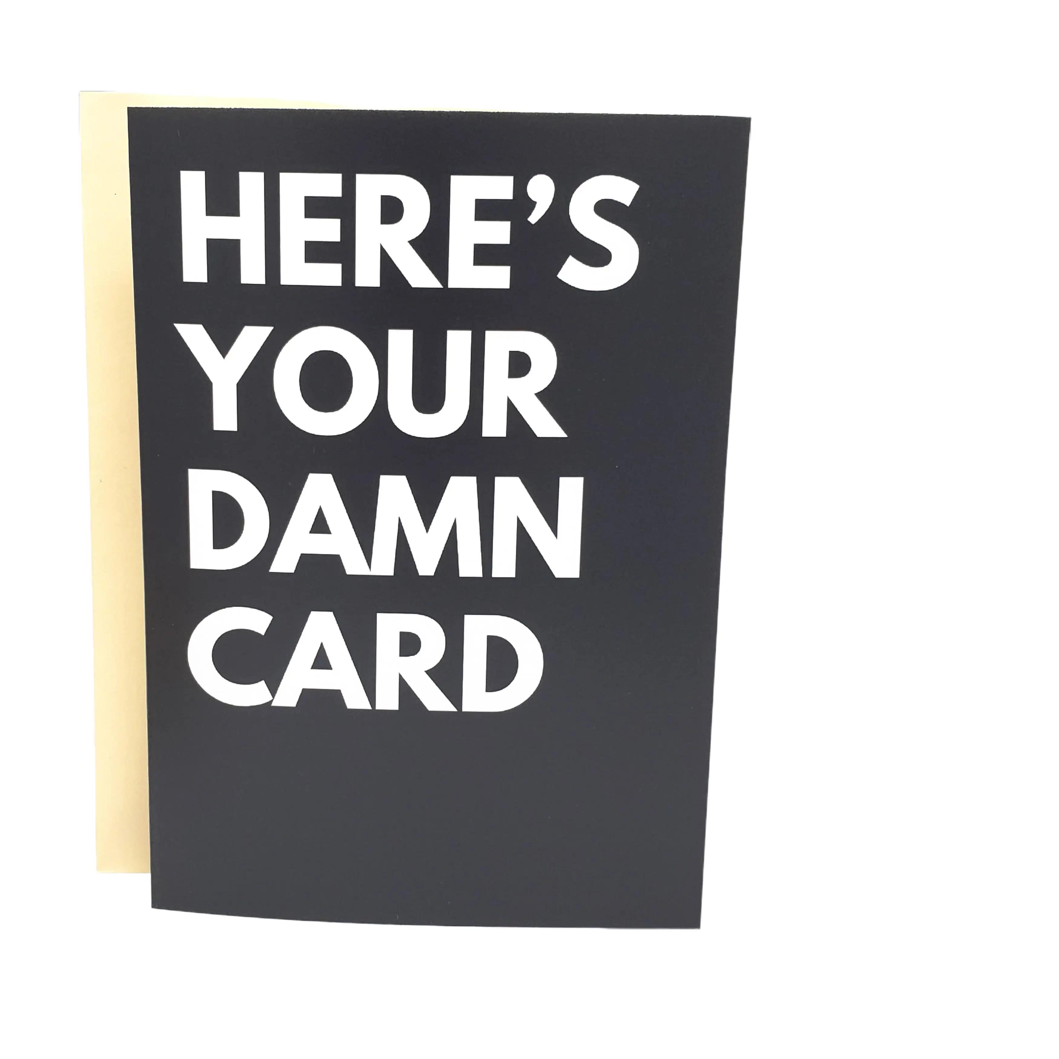 Minimalist Funny Birthday Card, Snarky Birthday Card, Adult Humor Greeting Card, Best Friend Birthday Card, Blank Inside Sarcastic Birthday Card, Funny Greeting Card – Novara Studio