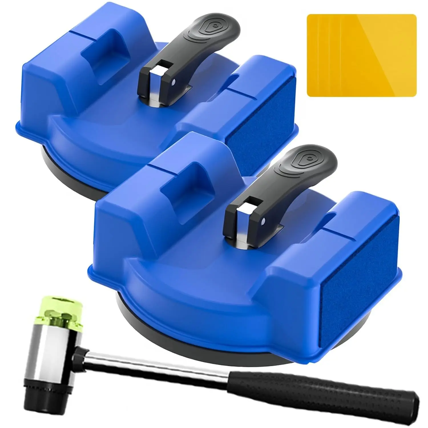 2PCS Floor Gap Fixer Tool, 2026 New Dual-Side Striking Vacuum Suction Plank Gap Repair Kit with Grip Pads, Quick Fix for Laminate, LVP, Hardwood, Engineered Wood & Tile Floor Expansion Joints