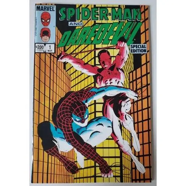 SPIDER-MAN and DAREDEVIL Special Edition #1 Marvel 1984