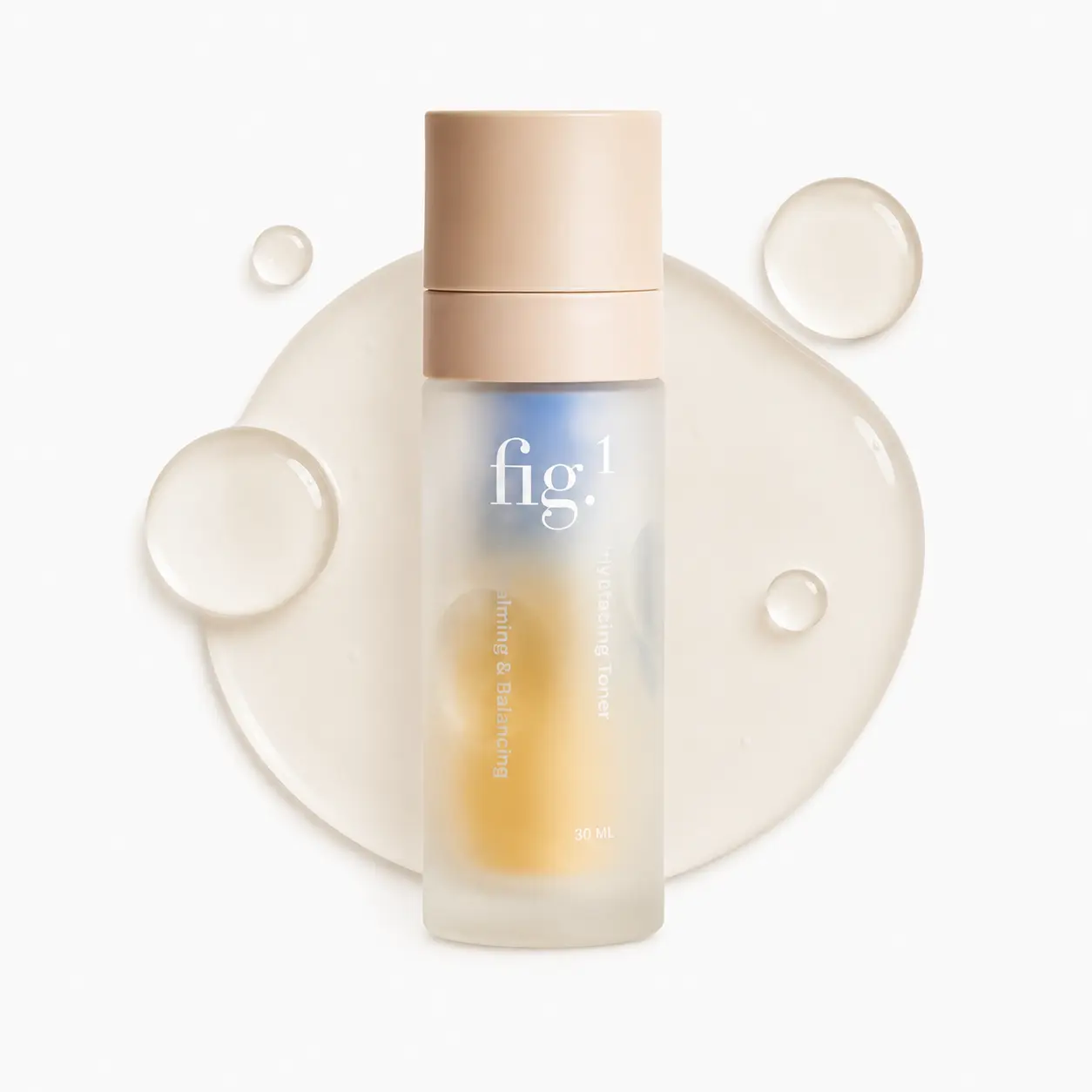 Fig.1 Hydrating & Balancing Toner for Face – Hydrating face Toner for Women, Glowing & Vegan Skincare with Hyaluronic Acid – for Sensitive, Dry, Oily Skin – Refillable & Clinically Proven 30ml
