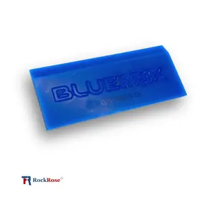 BlueMax Rubber Squeegee Replacement Beveled Head for Glass Cleaning, Film and Vinyl Installation Window Blade