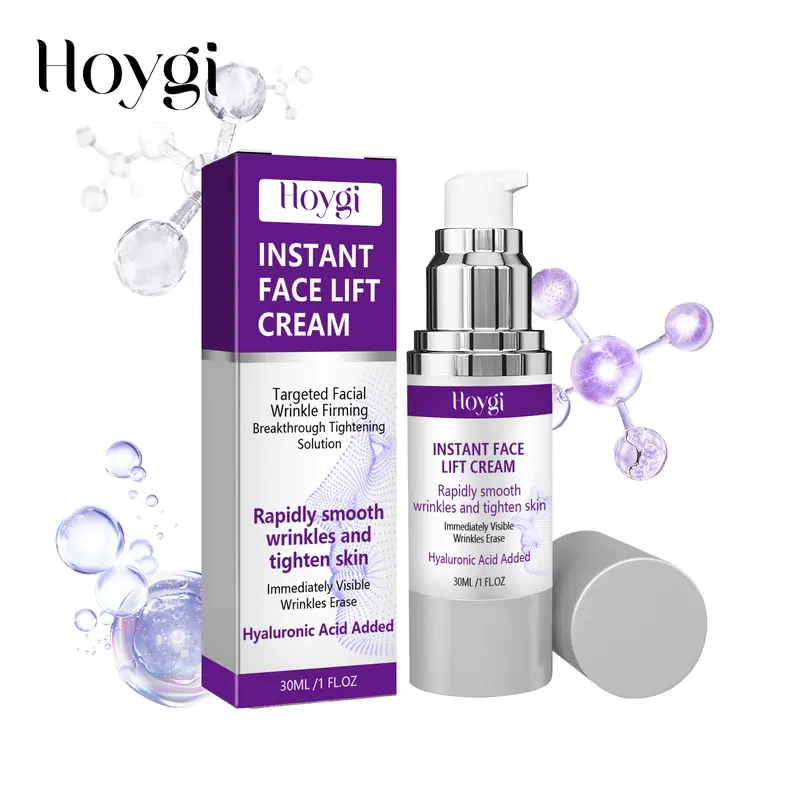 HOYGI LIQUID GRIP FACELIFT CREAM​ ​​"FREEZES WRINKLES + HANDCUFFS SAGGING，For skin that's gravity’s bitch " Moisturizers Moisture Hydrate Hydrating Moisturizing