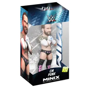 CM Punk - WWE Minix Collectible Figurine (4.7 inch) WWE Toy Wrestling Action Figure