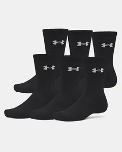 Under Armour Performance Cotton Unisex 6-Pack Crew Socks