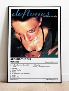DEFTONES - Around The Fur | Music Album Cover Print Poster 6